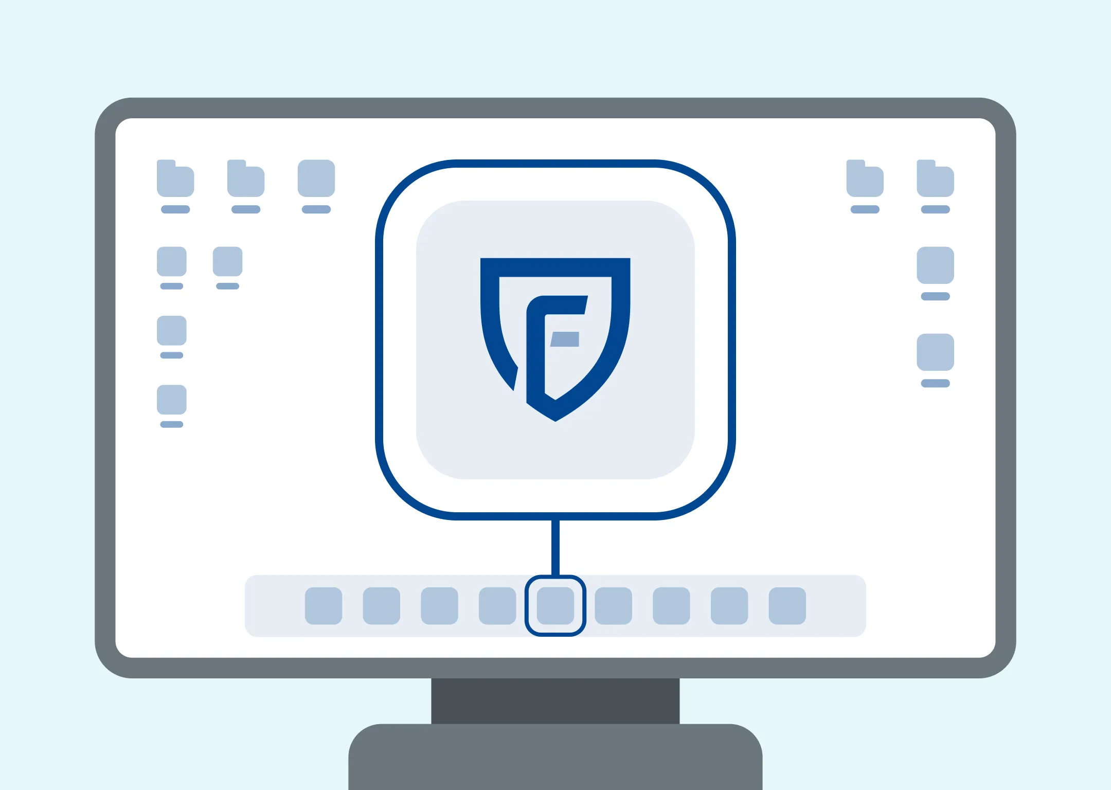 Visual met inzoom op de Findwhere desktop app. 
