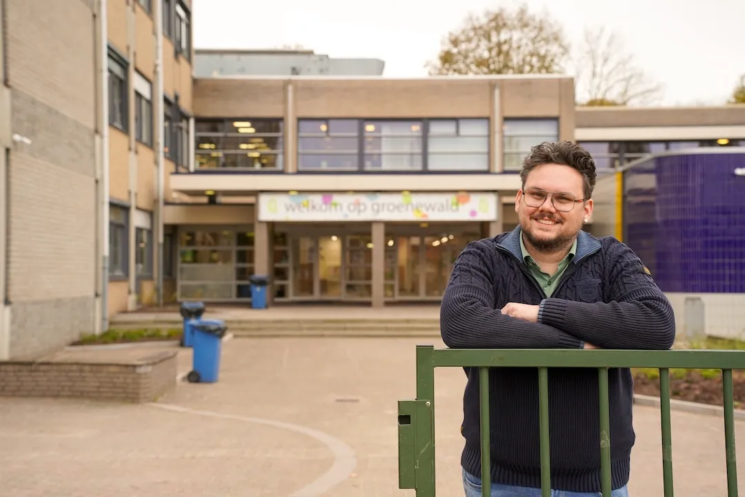 Foto van Ivo Wintraecken voor middelbare school Groenewald in Stein, Limburg