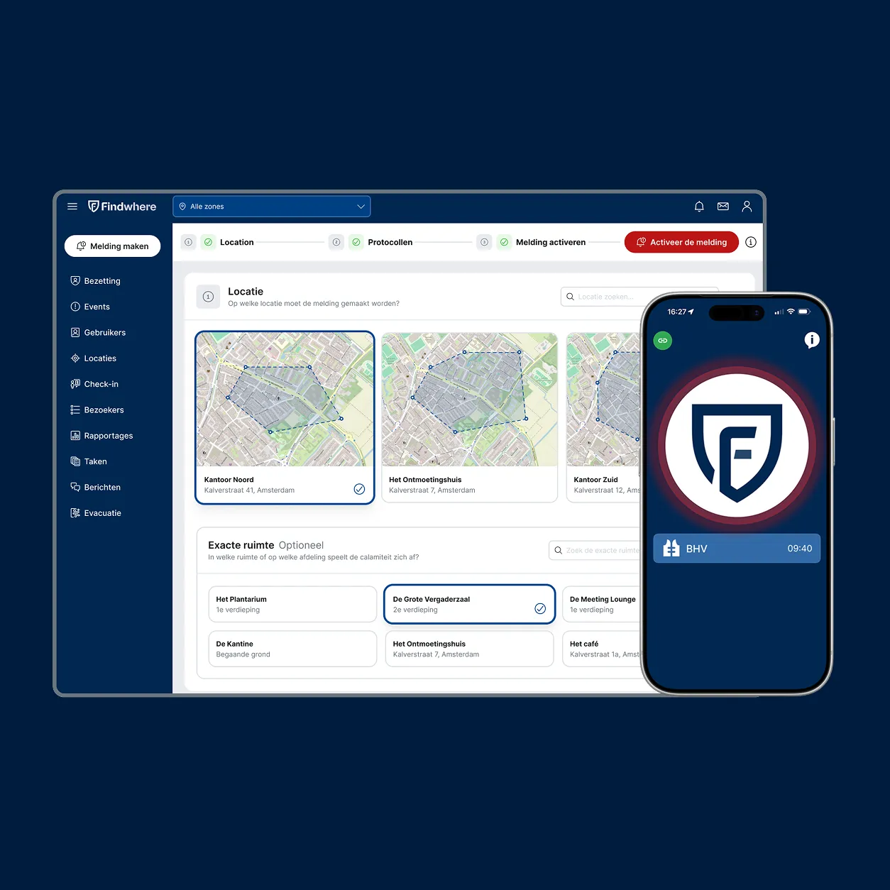 App en platform van FIndwhere
