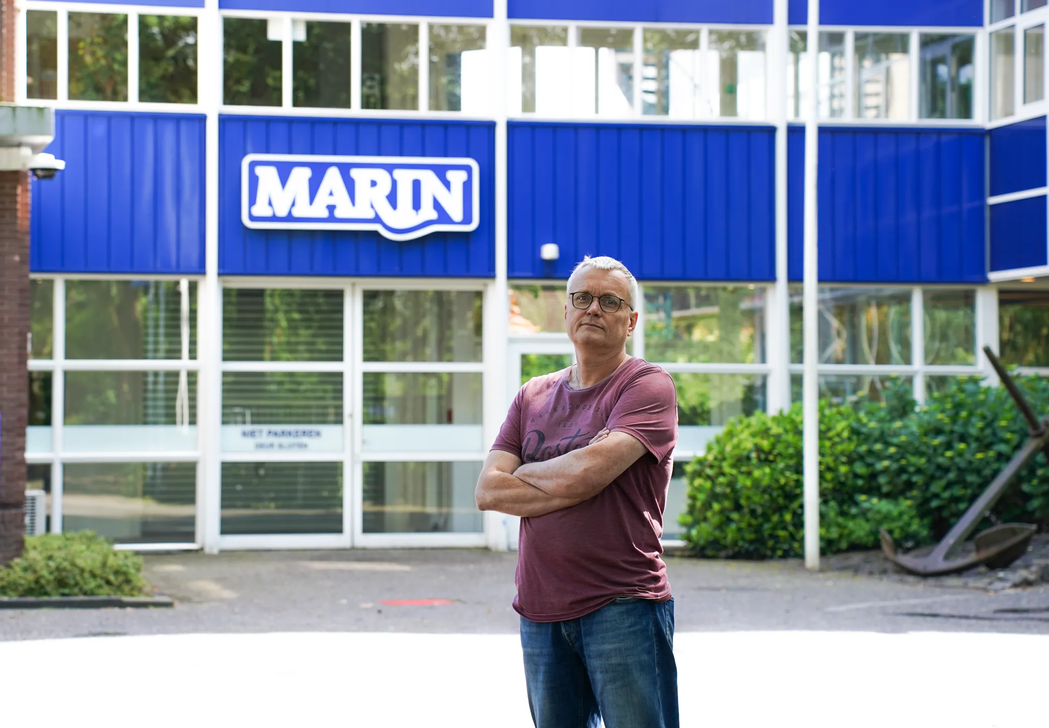 Foto van Harry van Marin. Foto gemaakt voor het Marin gebouw in Wageningen
