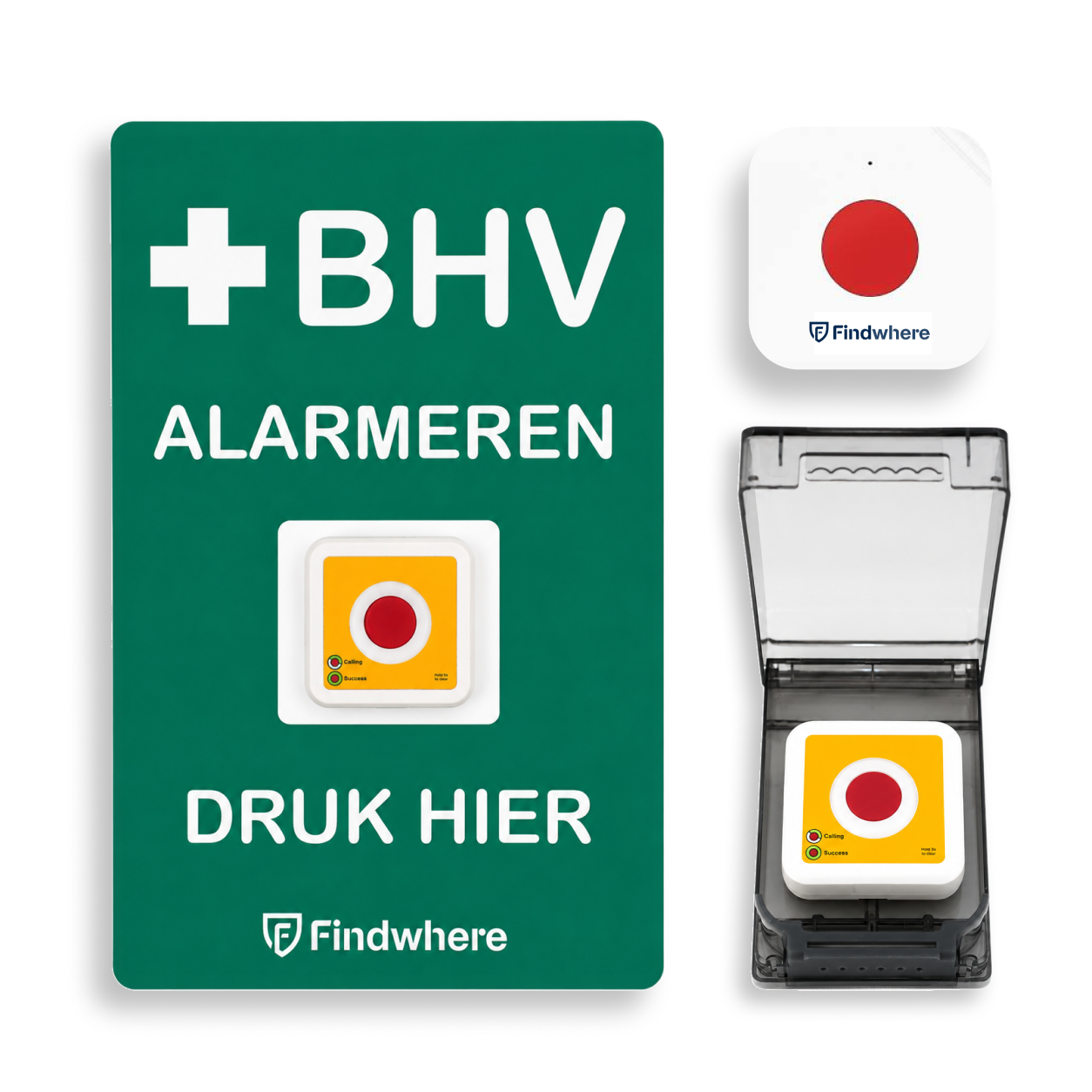 Foto van alle BHV-Knoppen