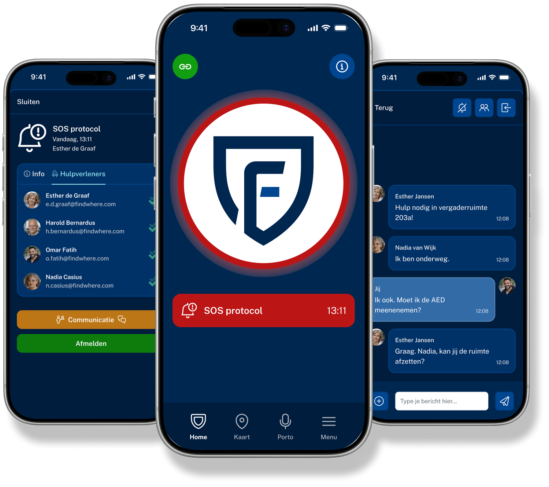 Findwhere – kostenlose App für Ersthelfer