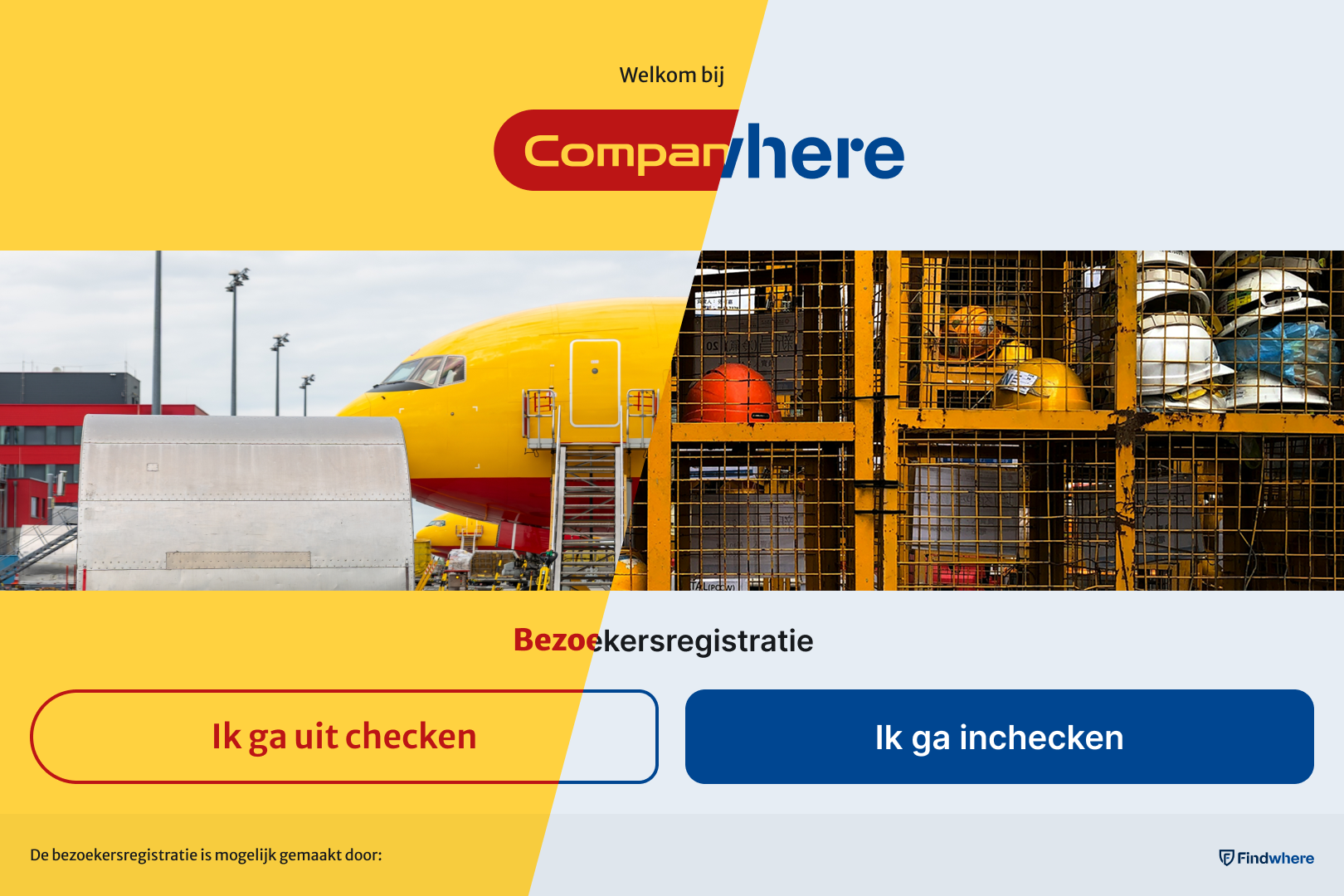 Private label bezoekerregistratie van Findwhere
